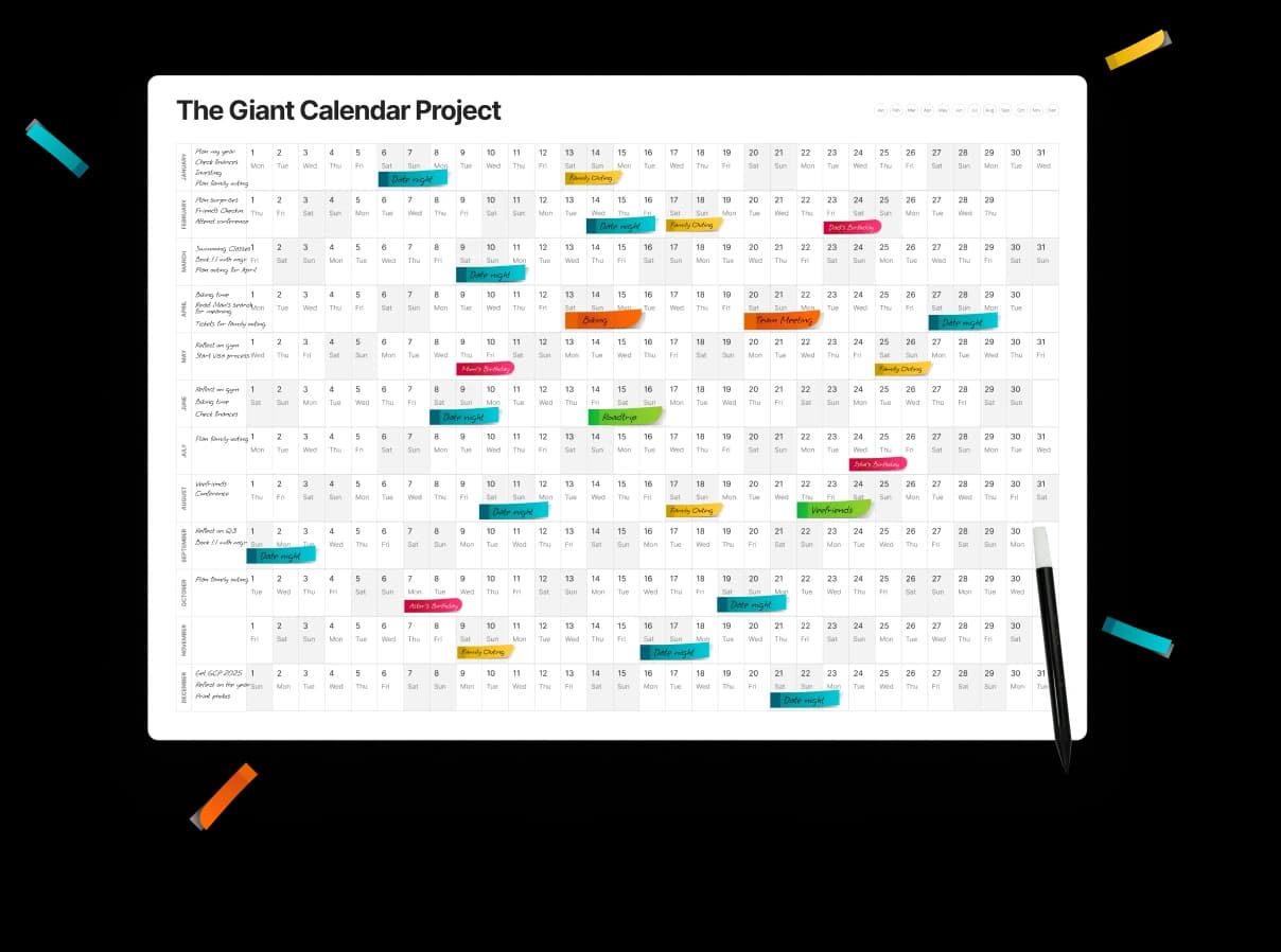Giant Calendar